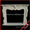 Indoor Limestone Fireplace YL-B193